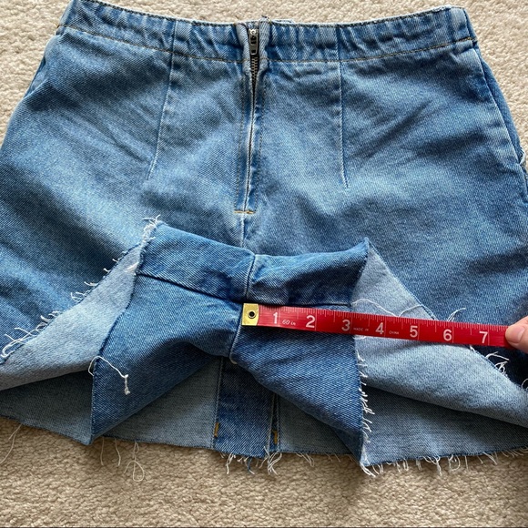 BDG DENIM BUTTON UP SKIRT / SKORT - Picture 14 of 16